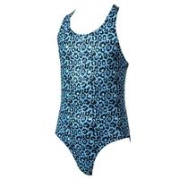 Girls Jaguar Swimsuit - Blue Sparkle