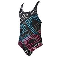girls babble one piece black and multi