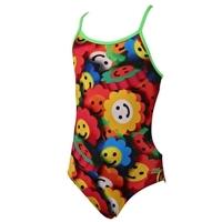 Girls Happy Face Bella Crossback - Multi Red