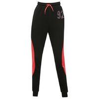 Girls Neon 92 dance joggers gym pants - Black