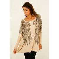 gina angel wing batwing jumper