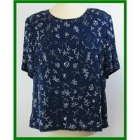 Gina Bacconi - Size: 22 - Navy blue - Blouse