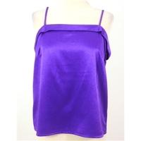 Gina Bacconi Size 16 Purple Evening Camisole Top
