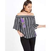 girls on film stripe top