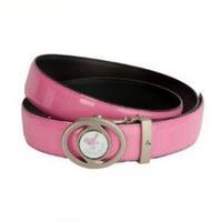 girls golf adjustable length belt pink