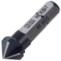 gj hall xcw10 hexibit hss wood countersink 5 flute 10mm