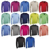 Glenmuir V Neck Cotton Sweaters