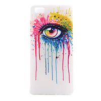 Glasses Pattern Thin Transparent TPU Soft Phone Case for Huawei P8 lite/P8