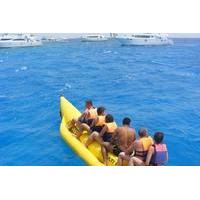 Glass-Bottom Boat snorkeling and Banana Boat Utopia island