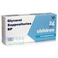 Glycerol Suppositories BP 12 x 2g For Children