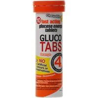 glucotabs orange tube 10 tablet