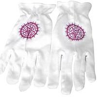 Gloves Inspired by Black Butler Sebastian Michaelis Anime Cosplay Accessories Gloves White Terylene Male