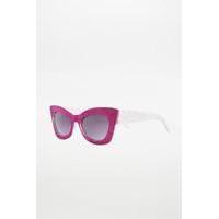 Glitter Cat Eye Sunglasses, PINK