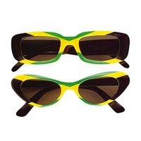 Glasses Jamaica Disguise Novelty Glasses Specs & Shades For Fancy Dress