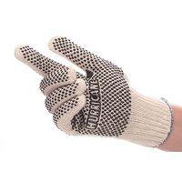 gloves knitted polka dot large pack of 12 pairs