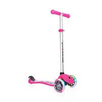 Globber Primo Fantasy Lights Complete Scooter - Small Flower Neon Pink