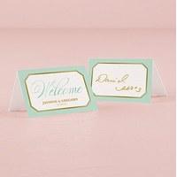 Glitz and Glam Folded Place Card