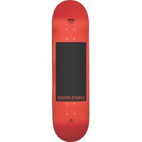 Globe Unemployable Skateboard Deck - Red 8.25\