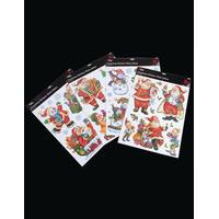 Glitter Christmas Stickers