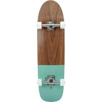 globe half dip cruiser skateboard walnutmint 32