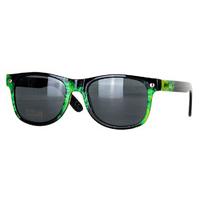 glassy sunhaters reyes sunglasses green tie dye