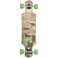 globe geminon complete longboard marble 35