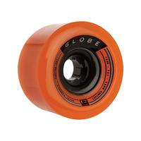 globe drifter longboard wheels orange 70mm