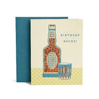 Glittery Bottle Birthday Card