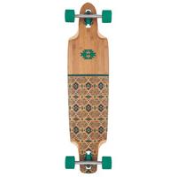 globe spearpoint bamboo 40 complete longboard bamboogreen