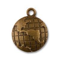 Globe Charms - Gold