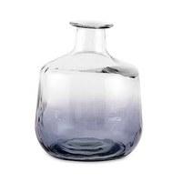 Glass Bottle with Ombre Smoke Decoration - Wide