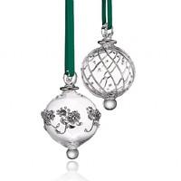 Glass Bauble Duo