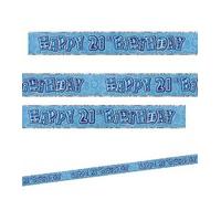 Glitz Birthday Prism Foil Banner Age 21