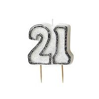 Glitz Number Candle Age 21