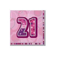 Glitz Birthday Lunch Napkins x 1...