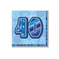 Glitz Birthday Lunch Napkins x 1...