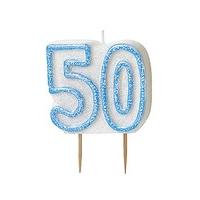 Glitz Number Candle Age 50