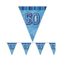 Glitz Prism Flag Banner Age 50