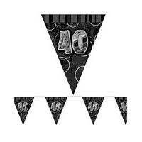 Glitz Prism Flag Banner Age 40