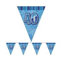 Glitz Prism Flag Banner Age 40