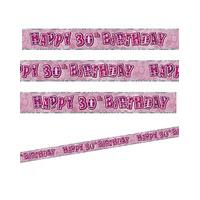 Glitz Birthday Prism Foil Banner...