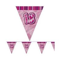 Glitz Prism Flag Banner Age 18