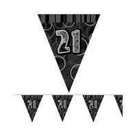 Glitz Prism Flag Banner Age 21