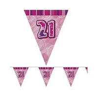 Glitz Prism Flag Banner Age 21