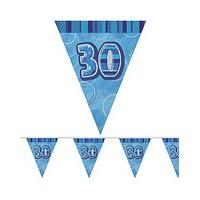 Glitz Prism Flag Banner Age 30