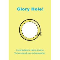 Glory Hole | Congratulations Card | FF1057