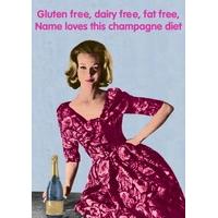 Gluten Free, Dairy Free|Funny General Card|CT1098