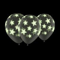 glow in the dark 11quot star balloons 5 pack