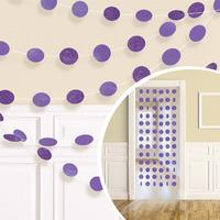 Glitter String Decoration Purple