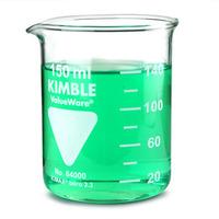 glass measuring beaker 125ml single